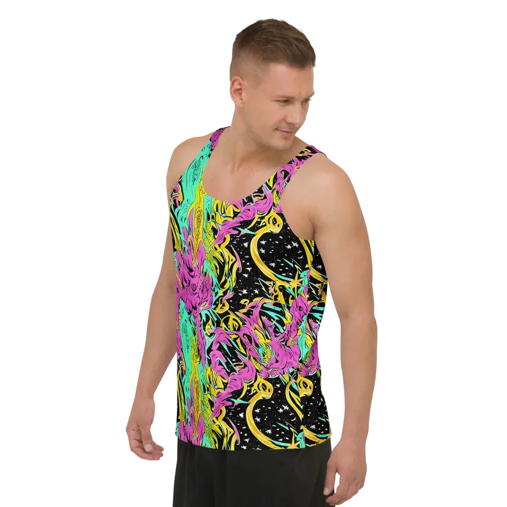 Feldstein Frenzy on Men's Tank Top — Left Front