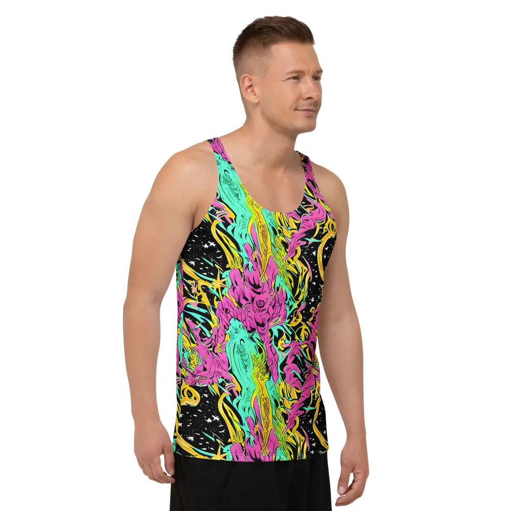 Feldstein Frenzy on Men's Tank Top — Right Front
