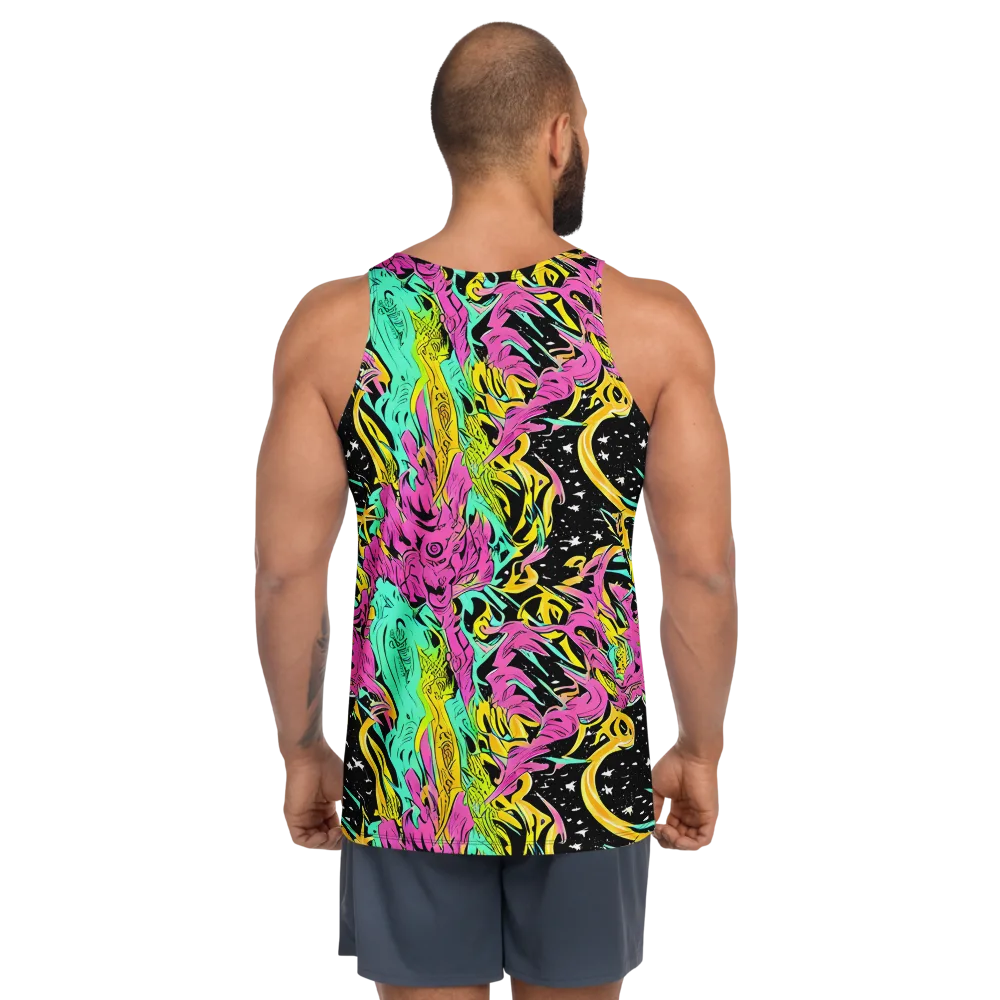 Feldstein Frenzy on Men's Tank Top — Back