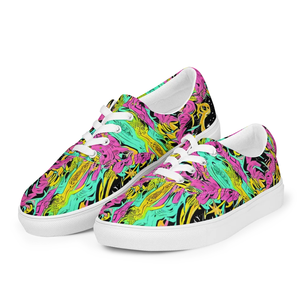 Feldstein Frenzy on Men's Lace-Up Canvas Shoes — Left Front