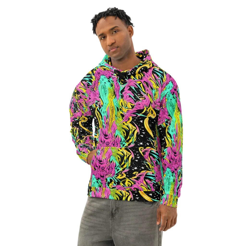 Feldstein Frenzy on Cotton Hoodie — Left Front