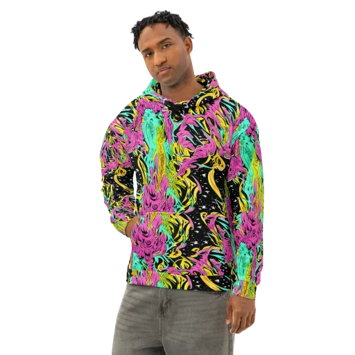 Feldstein Frenzy on a Cotton Hoodie