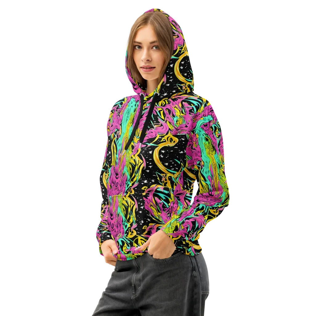 Feldstein Frenzy on Cotton Hoodie — Left Front