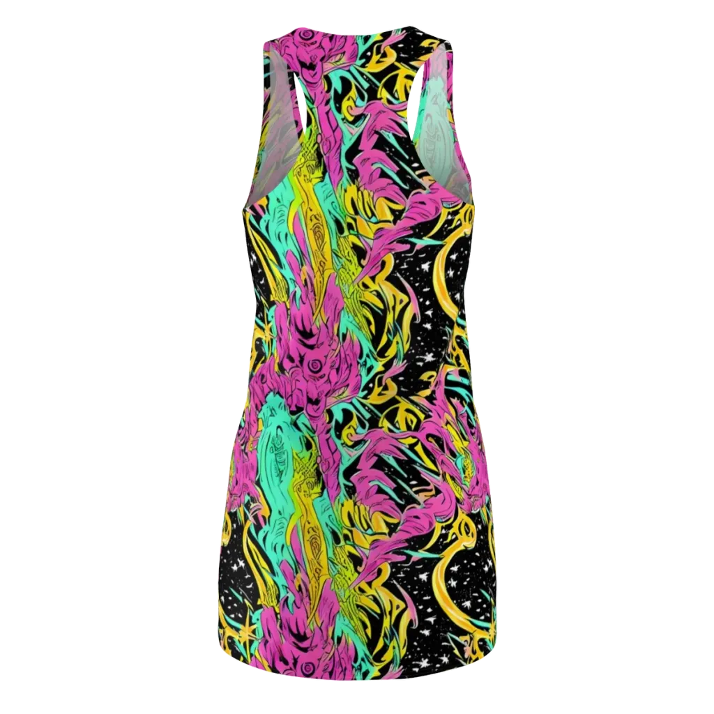Feldstein Frenzy on Racerback Dress — Back