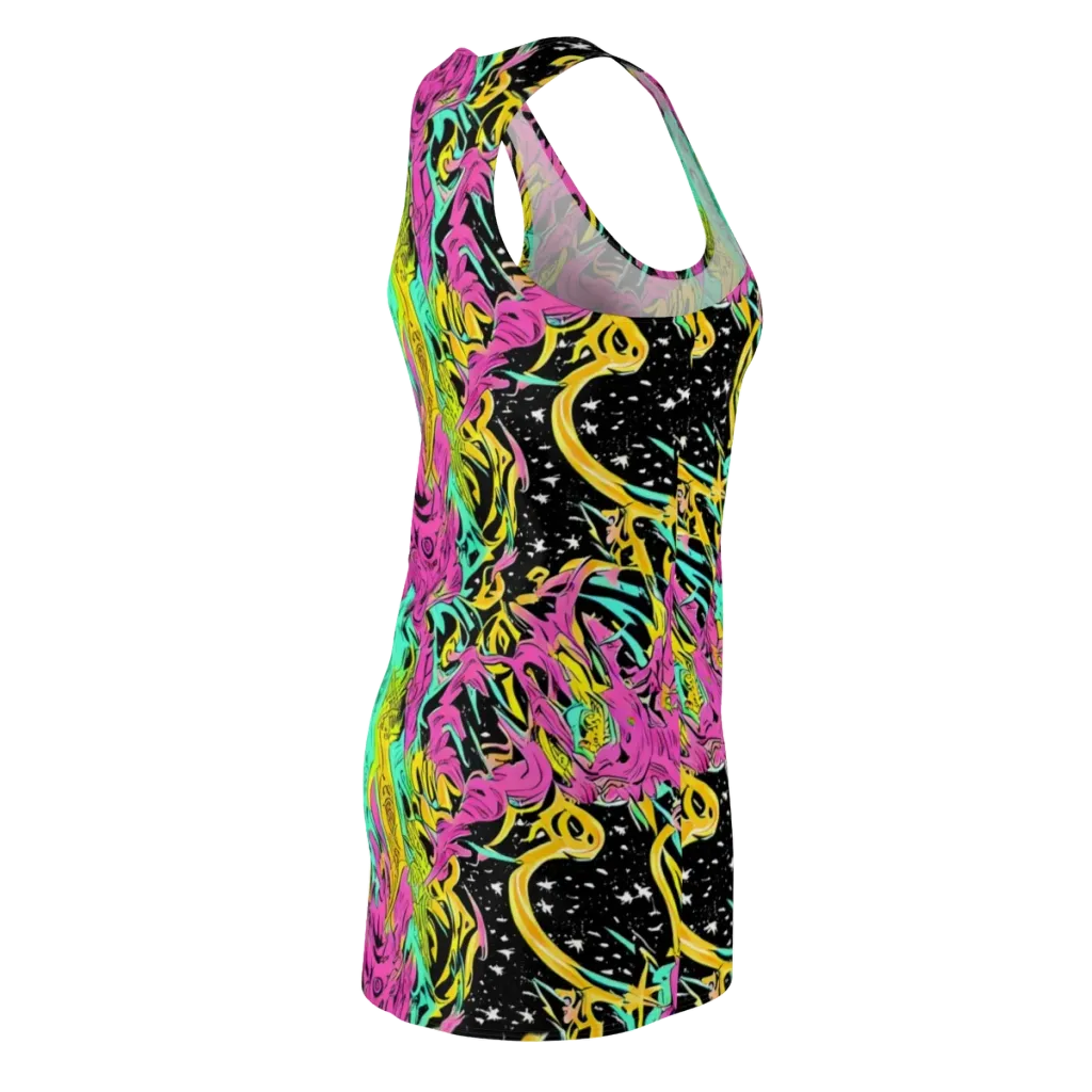 Feldstein Frenzy on Racerback Dress — Back Side
