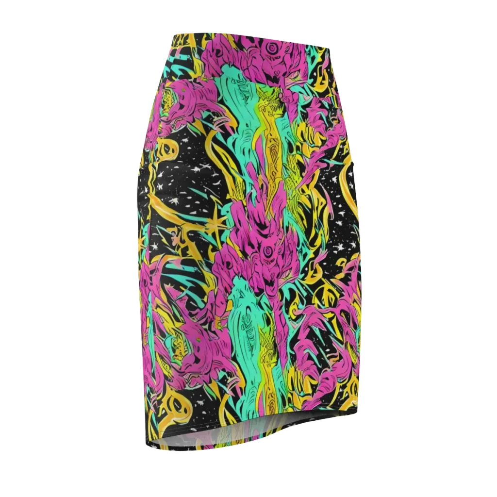 Feldstein Frenzy on Pencil Skirt — Front Side