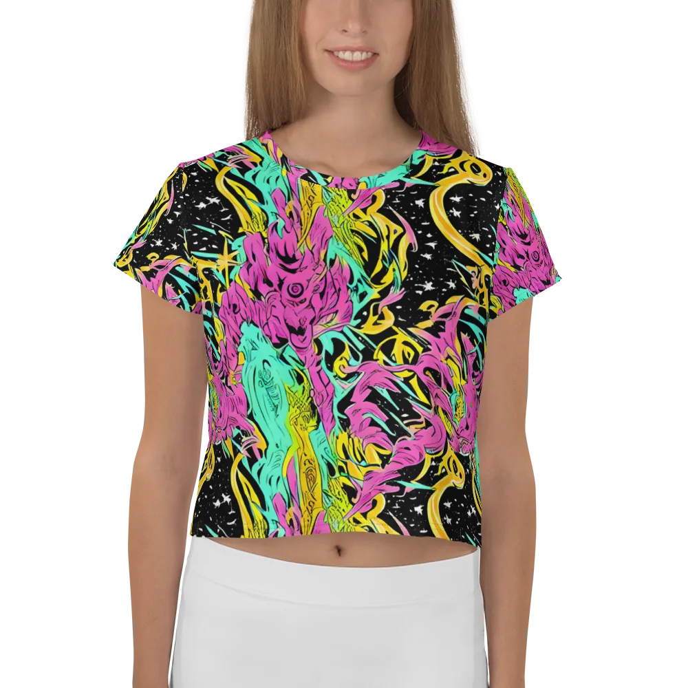 Feldstein Frenzy on Crop Tee — Front