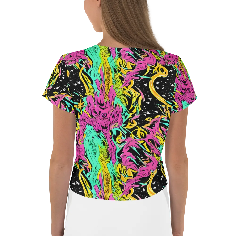 Feldstein Frenzy on Crop Tee — Back