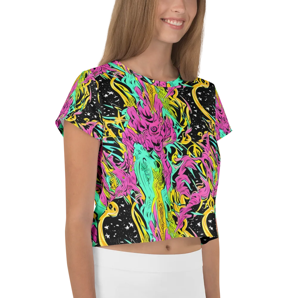 Feldstein Frenzy on Crop Tee — Right