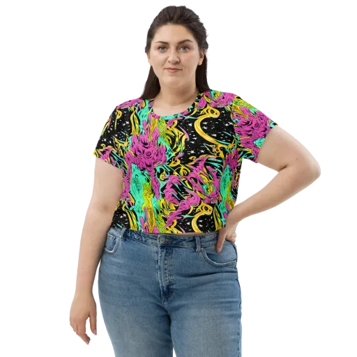 Feldstein Frenzy on a Crop Tee
