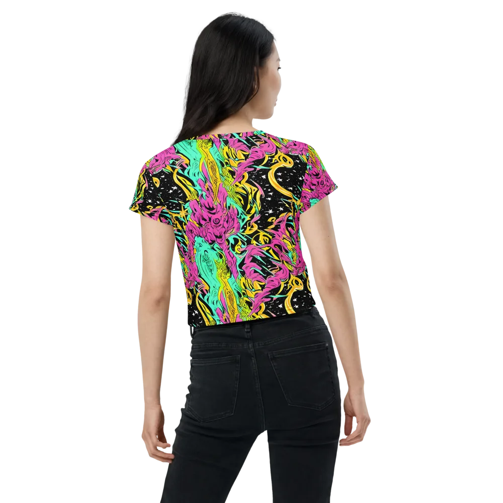 Feldstein Frenzy on Crop Tee — Back