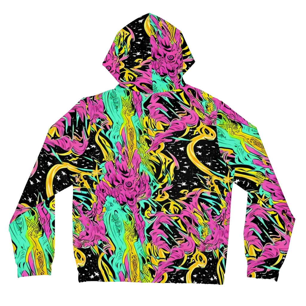Feldstein Frenzy on Women's Full-Zip Hoodie — Back