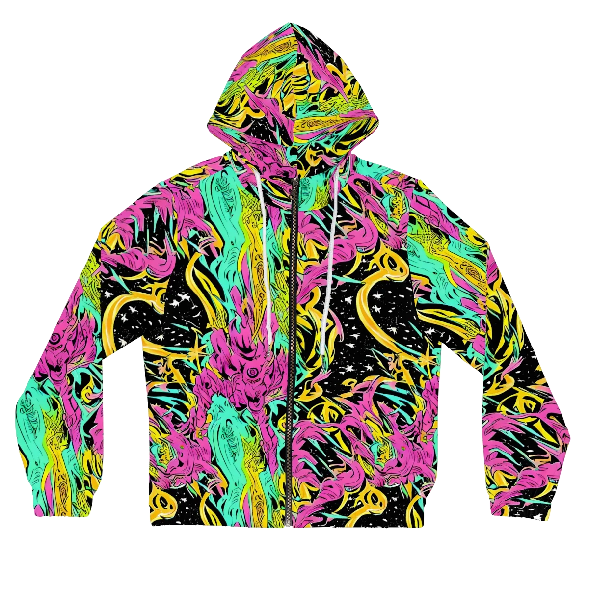 Feldstein Frenzy on Women's Full-Zip Hoodie — Front