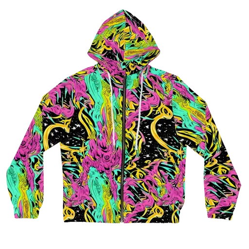 Feldstein Frenzy on a Women's Full-Zip Hoodie