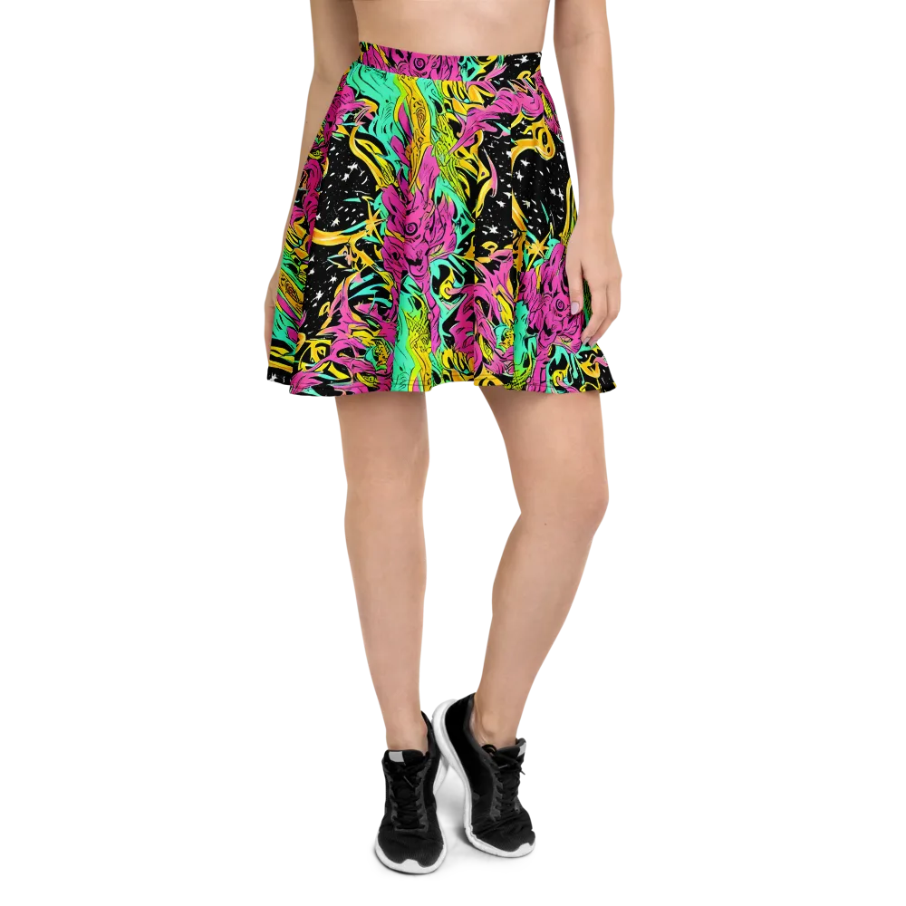 Feldstein Frenzy on Skater Skirt — Front