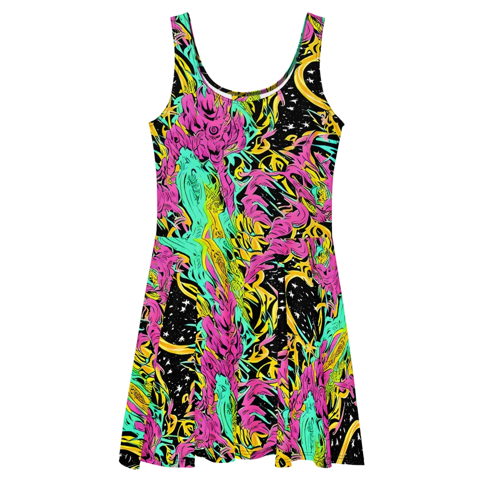 Feldstein Frenzy on Skater Dress — Front