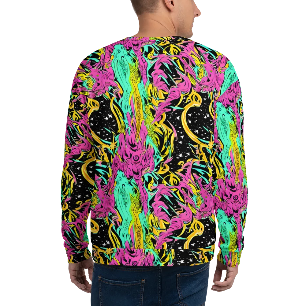 Feldstein Frenzy on Sweatshirt — Back