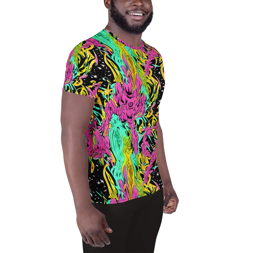 Feldstein Frenzy on Men's Athletic T-Shirt — Right