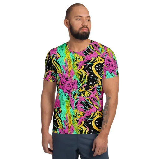 Feldstein Frenzy on a Men's Athletic T-Shirt