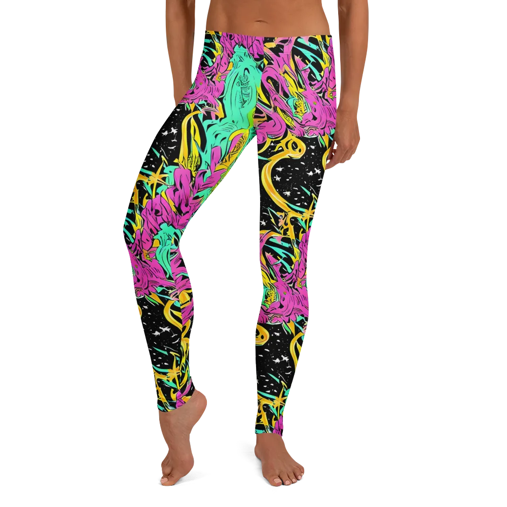 Feldstein Frenzy on Leggings — Front