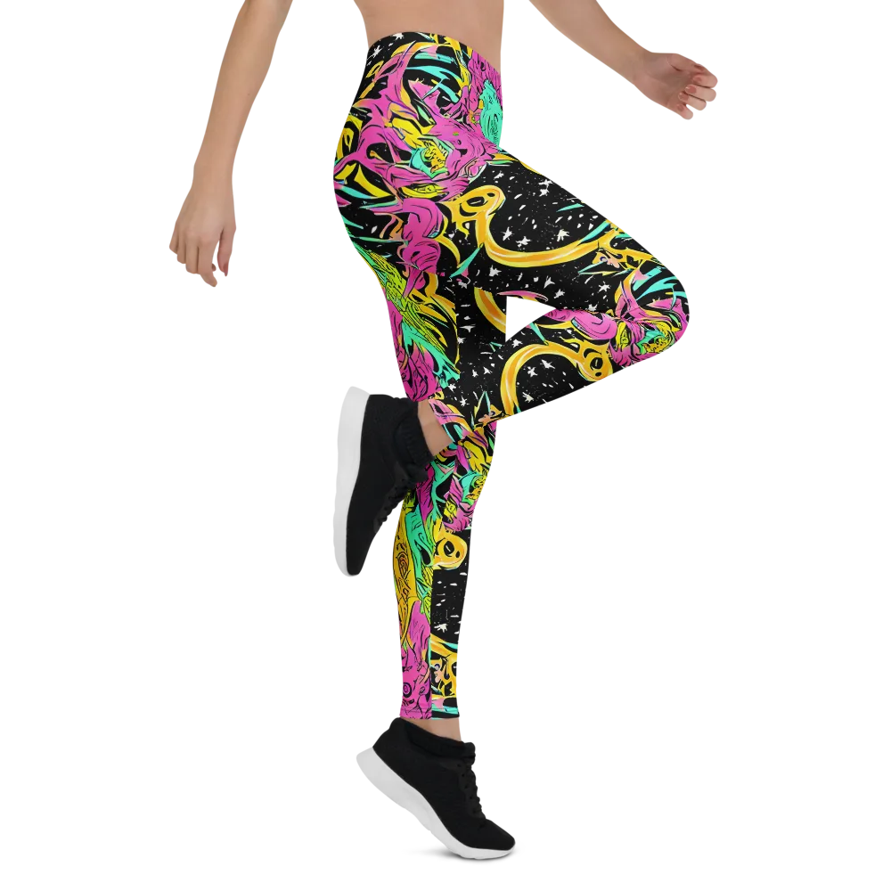 Feldstein Frenzy on Leggings — Right