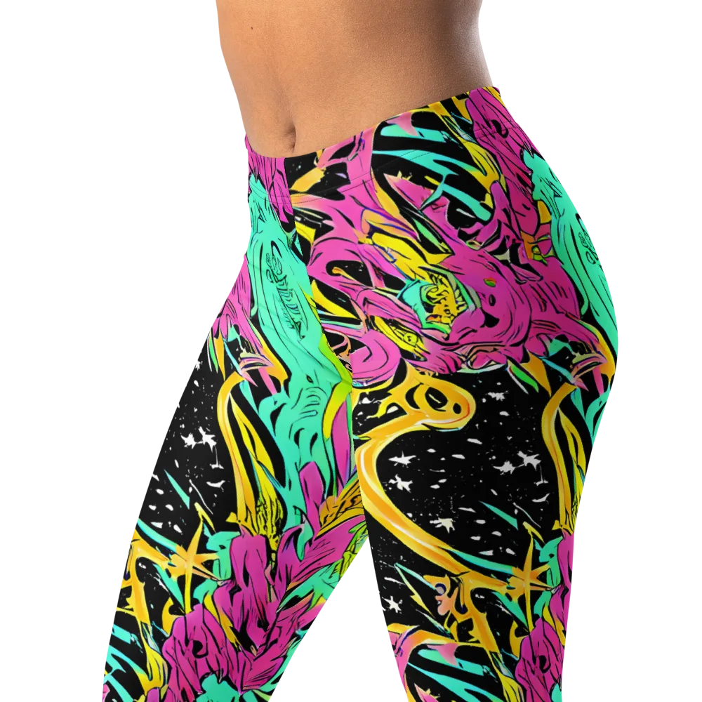 Feldstein Frenzy on Leggings — Left Front