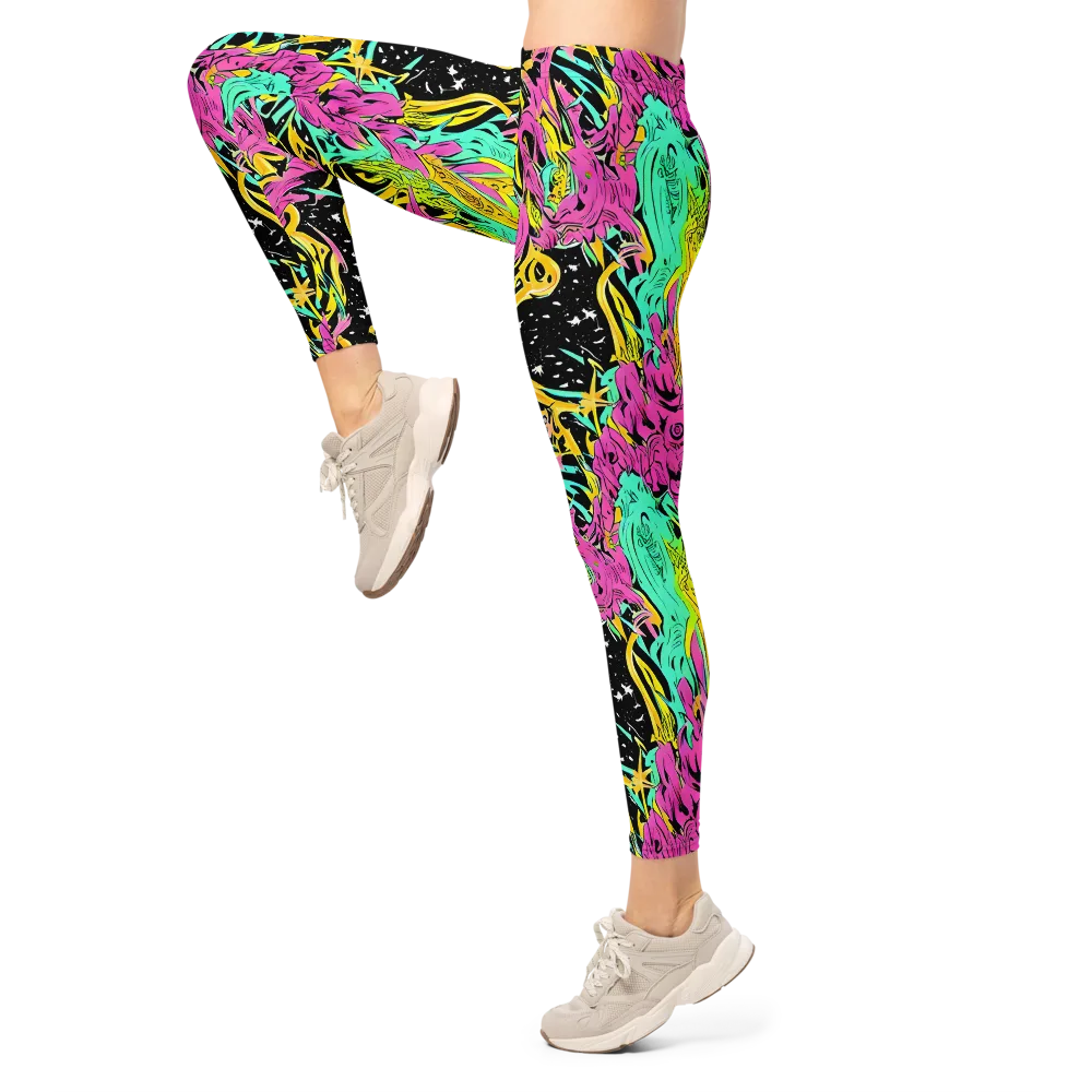 Feldstein Frenzy on Leggings — Left