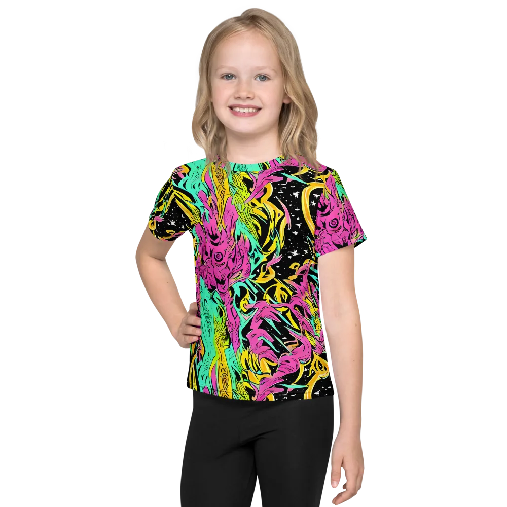 Feldstein Frenzy on Kids Crew Neck T-Shirt — Front