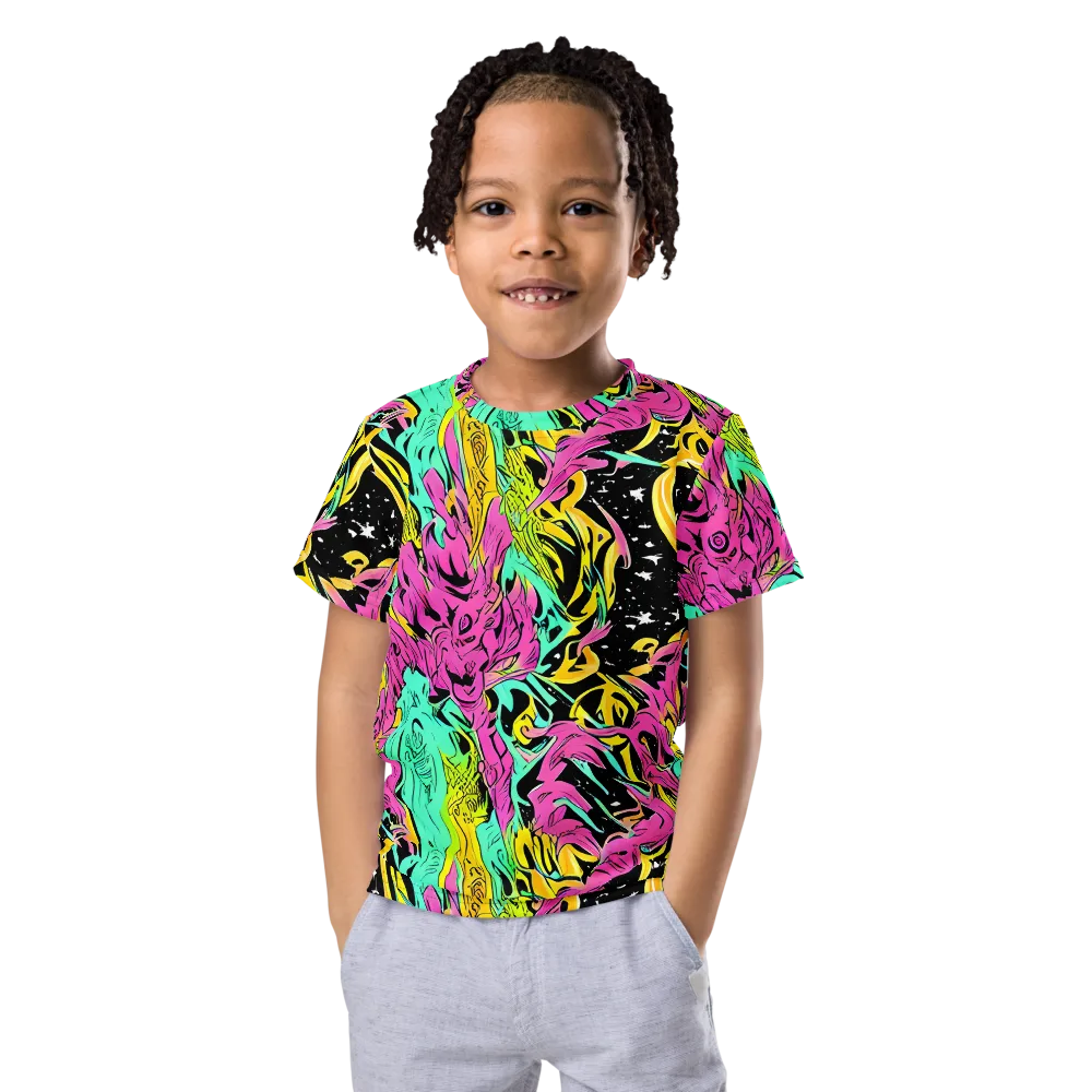 Feldstein Frenzy on Kids Crew Neck T-Shirt — Front