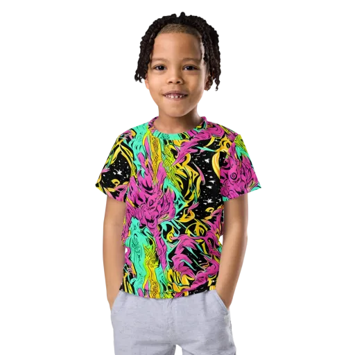 Feldstein Frenzy on a Kids Crew Neck T-Shirt