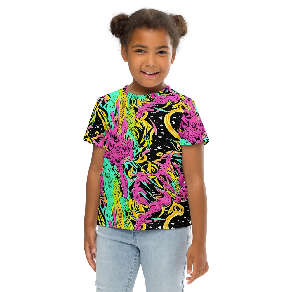 Feldstein Frenzy on Kids Crew Neck T-Shirt — Front