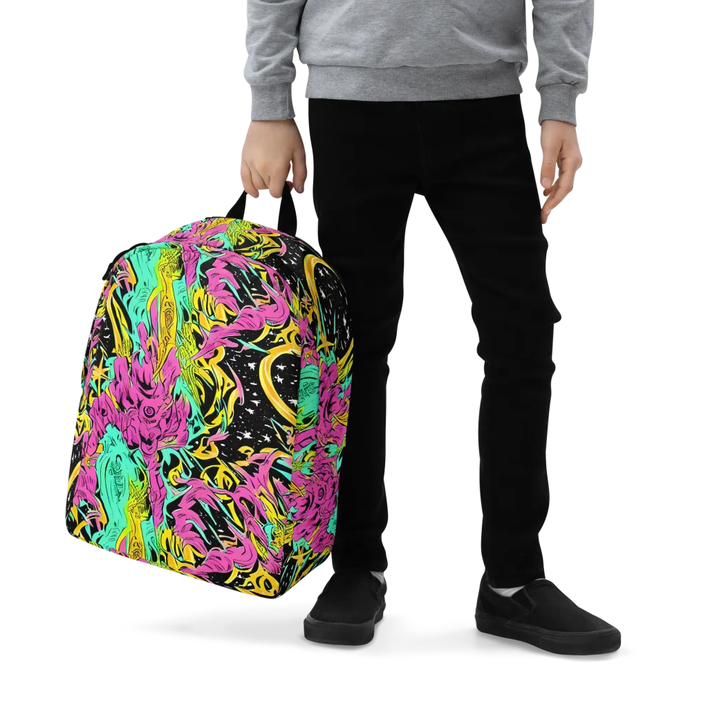Feldstein Frenzy on Minimalist Backpack — Zoomed-in