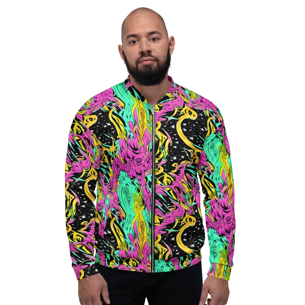 Feldstein Frenzy on Bomber Jacket — Front
