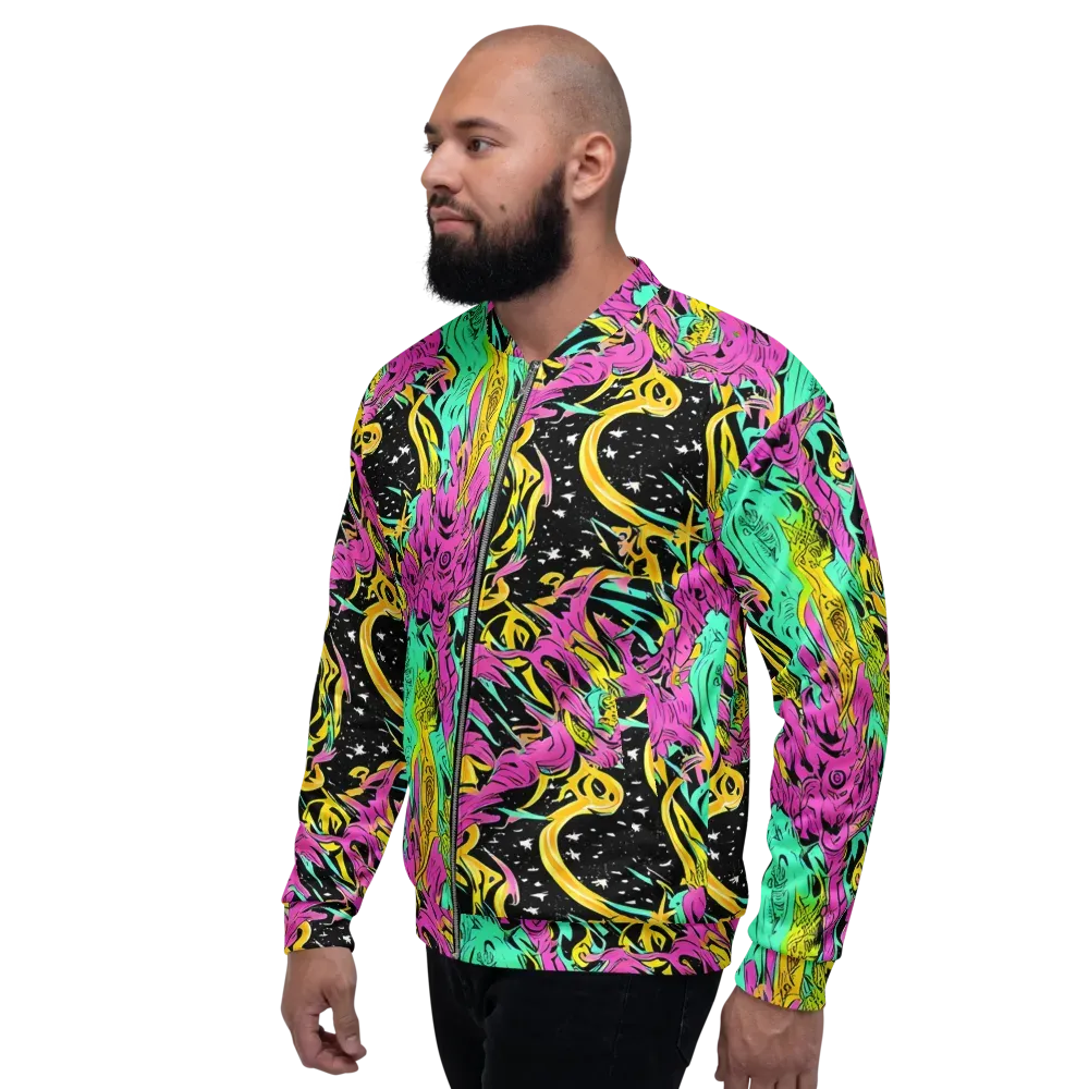 Feldstein Frenzy on Bomber Jacket — Left