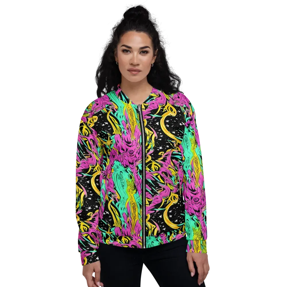 Feldstein Frenzy on Bomber Jacket — Front