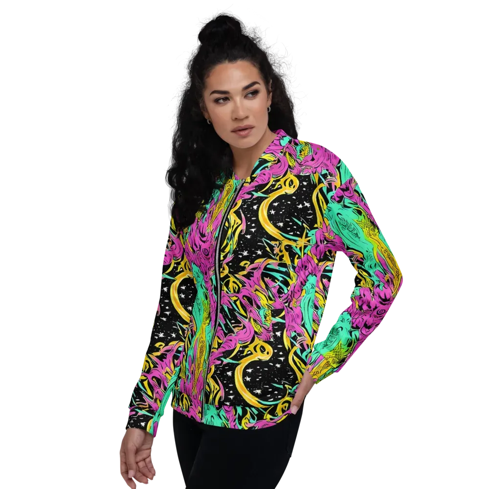 Feldstein Frenzy on Bomber Jacket — Left