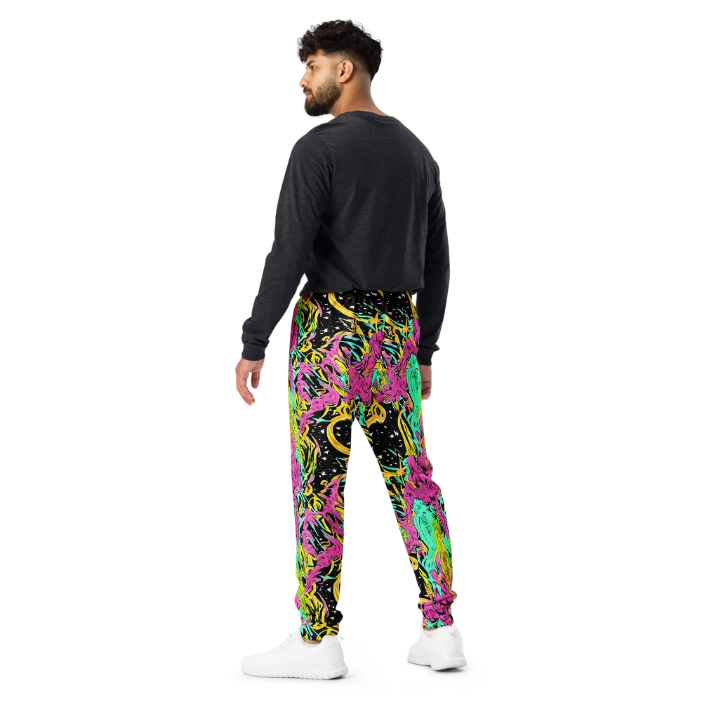 Feldstein Frenzy on Men's Joggers — Back
