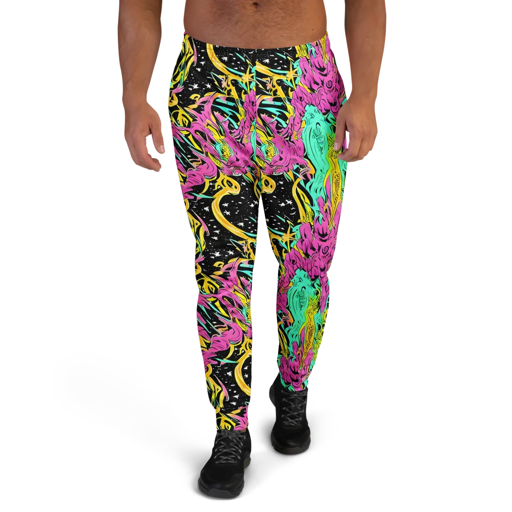 Feldstein Frenzy on Men's Joggers — Front
