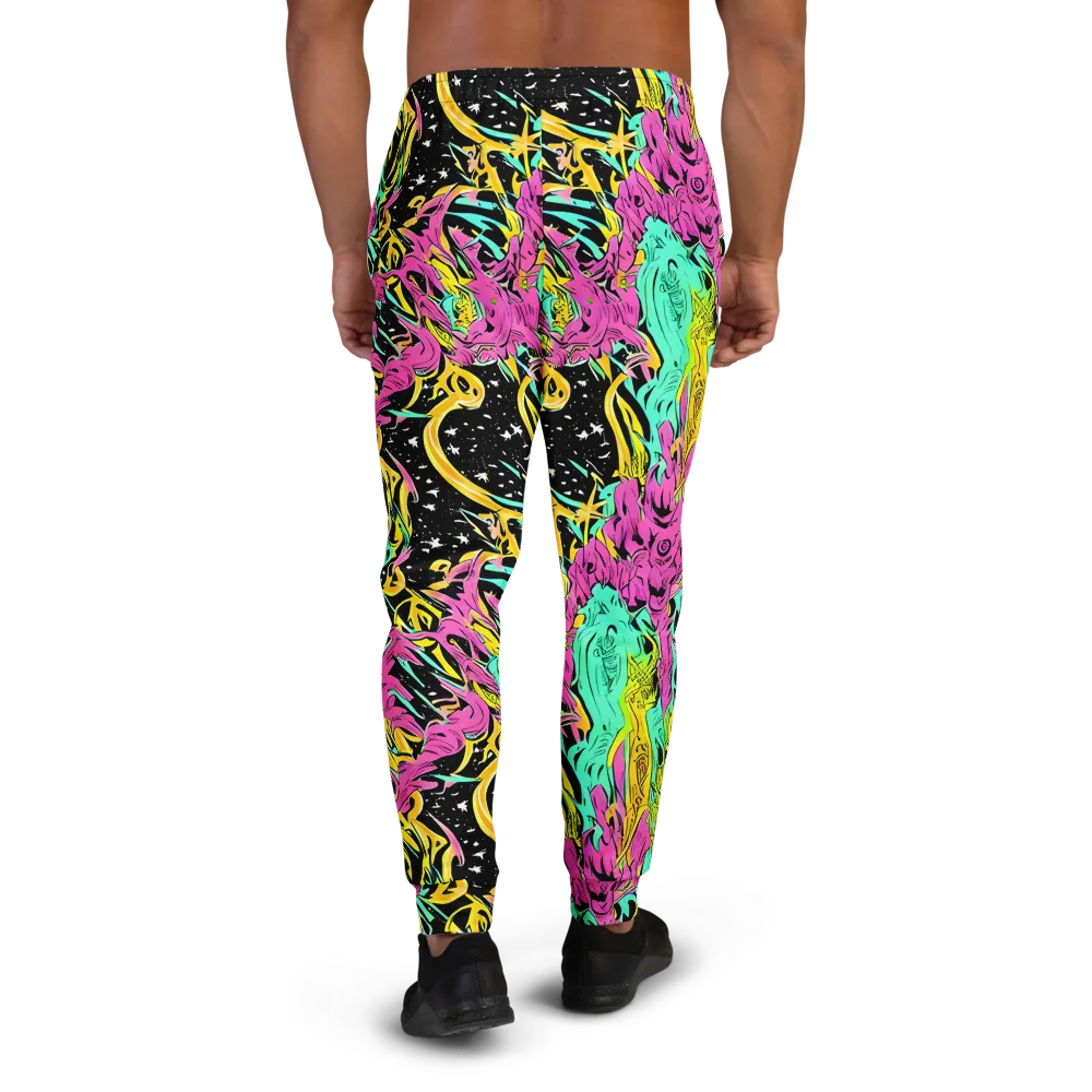Feldstein Frenzy on Men's Joggers — Back