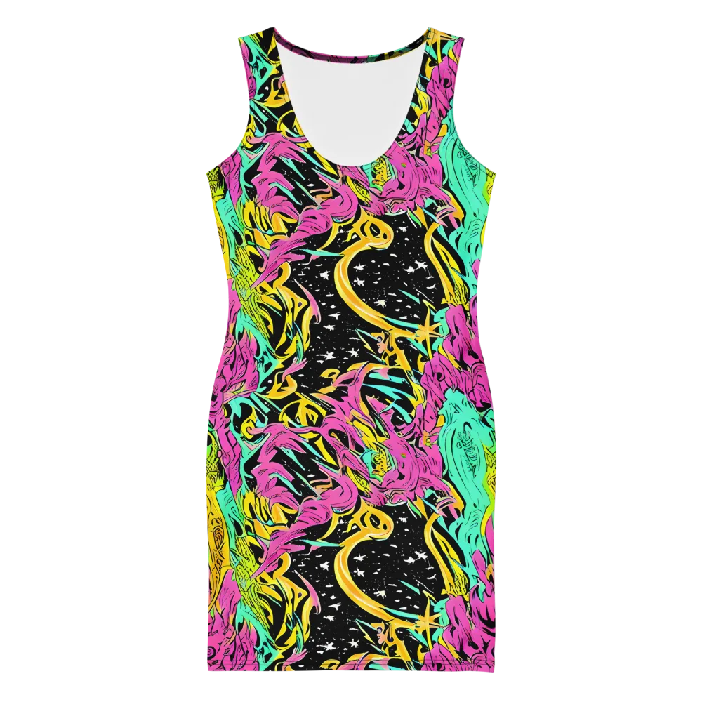 Feldstein Frenzy on Bodycon Dress — Front
