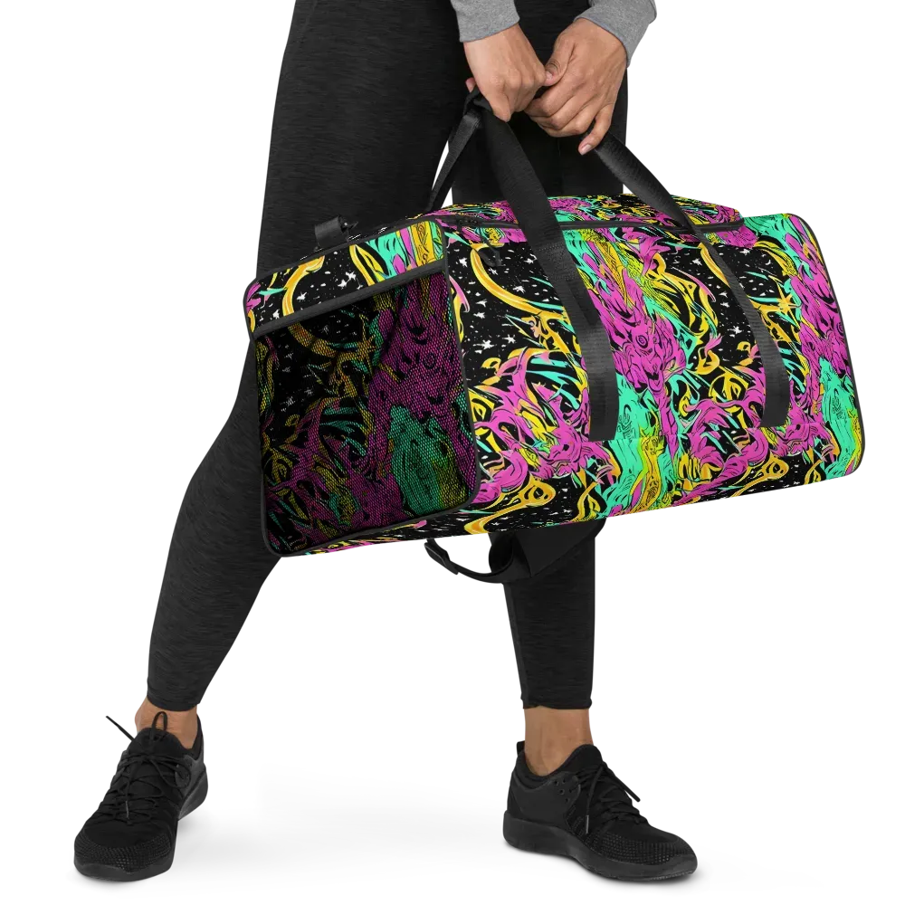 Feldstein Frenzy on Duffle Bag — Right Front