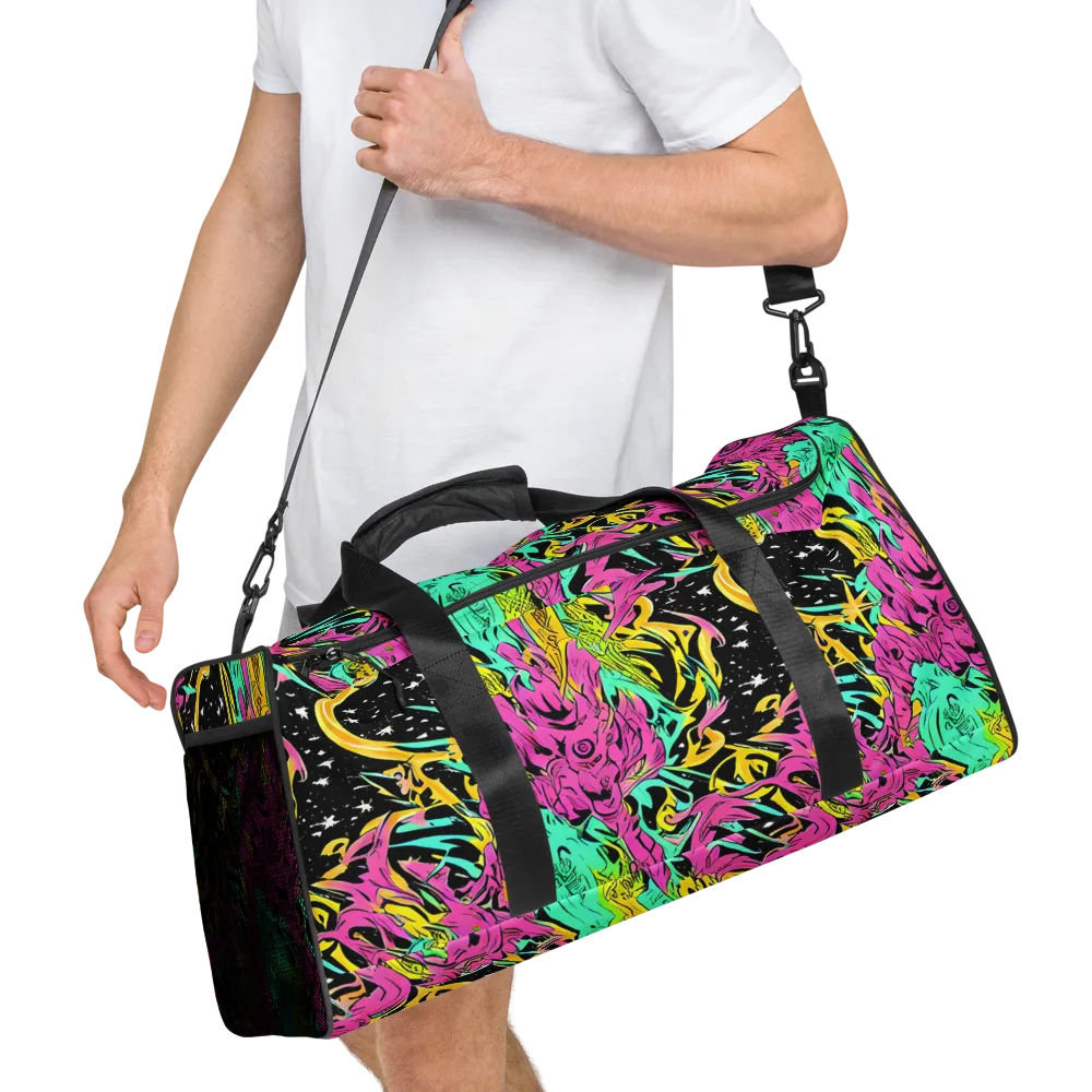 Feldstein Frenzy on Duffle Bag — Right Front