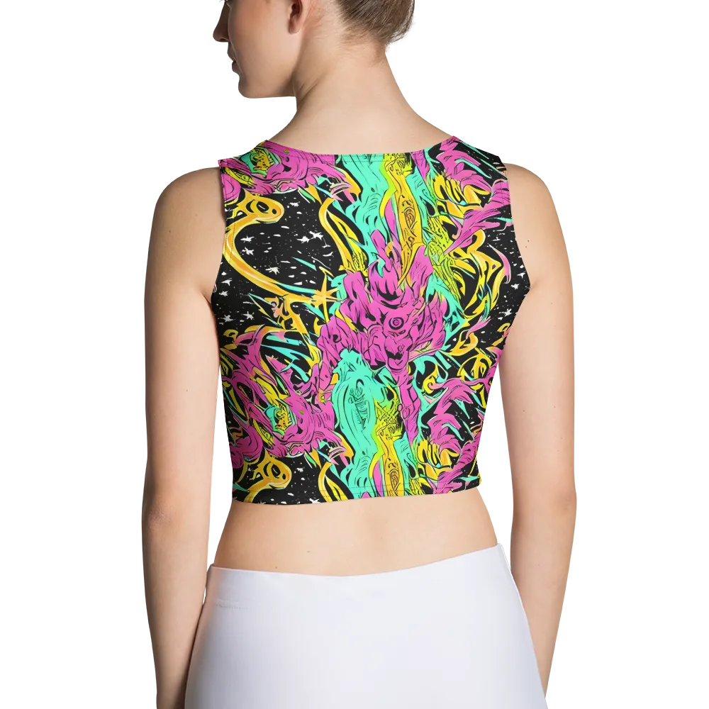 Feldstein Frenzy on Crop Top — Back