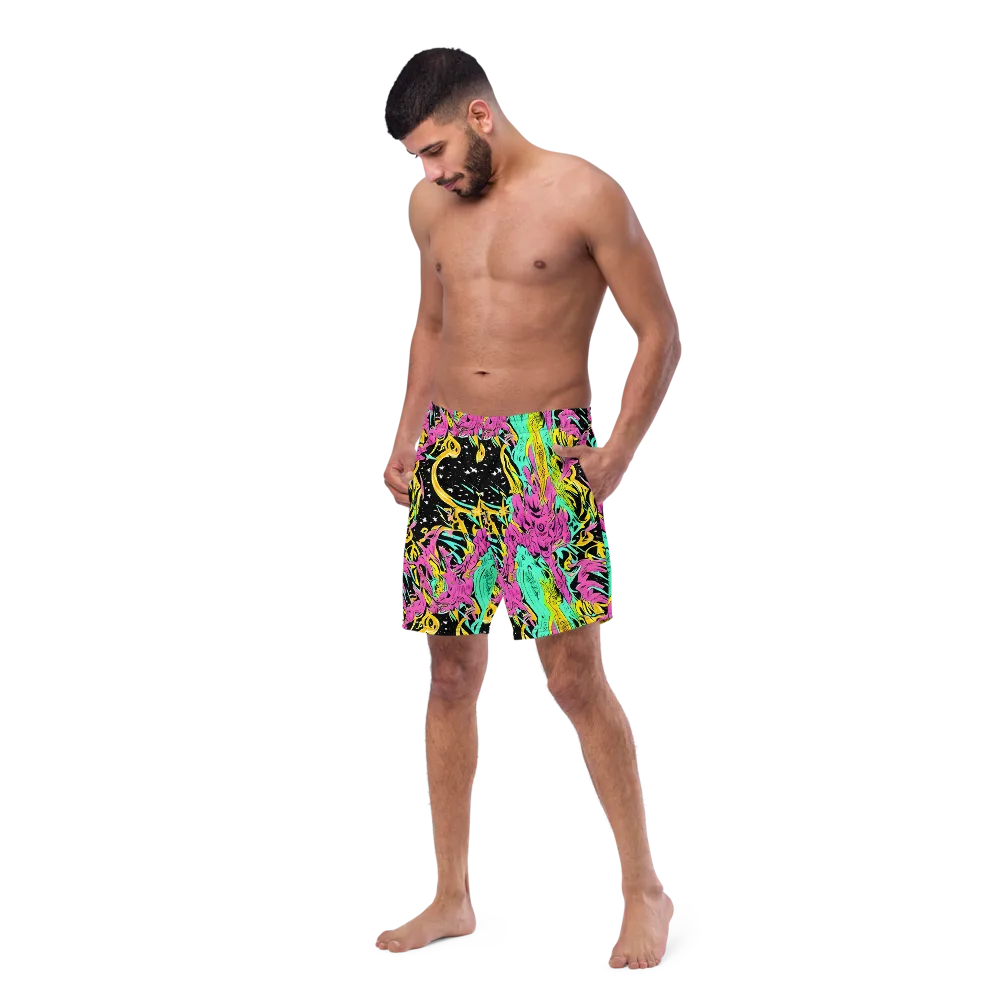 Feldstein Frenzy on Swim Trunks — Left Front
