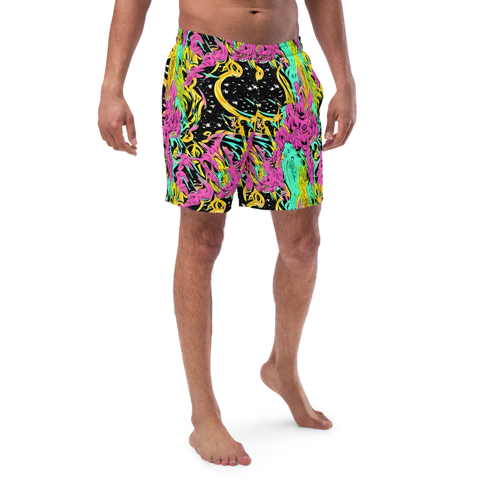 Feldstein Frenzy on Swim Trunks — Front