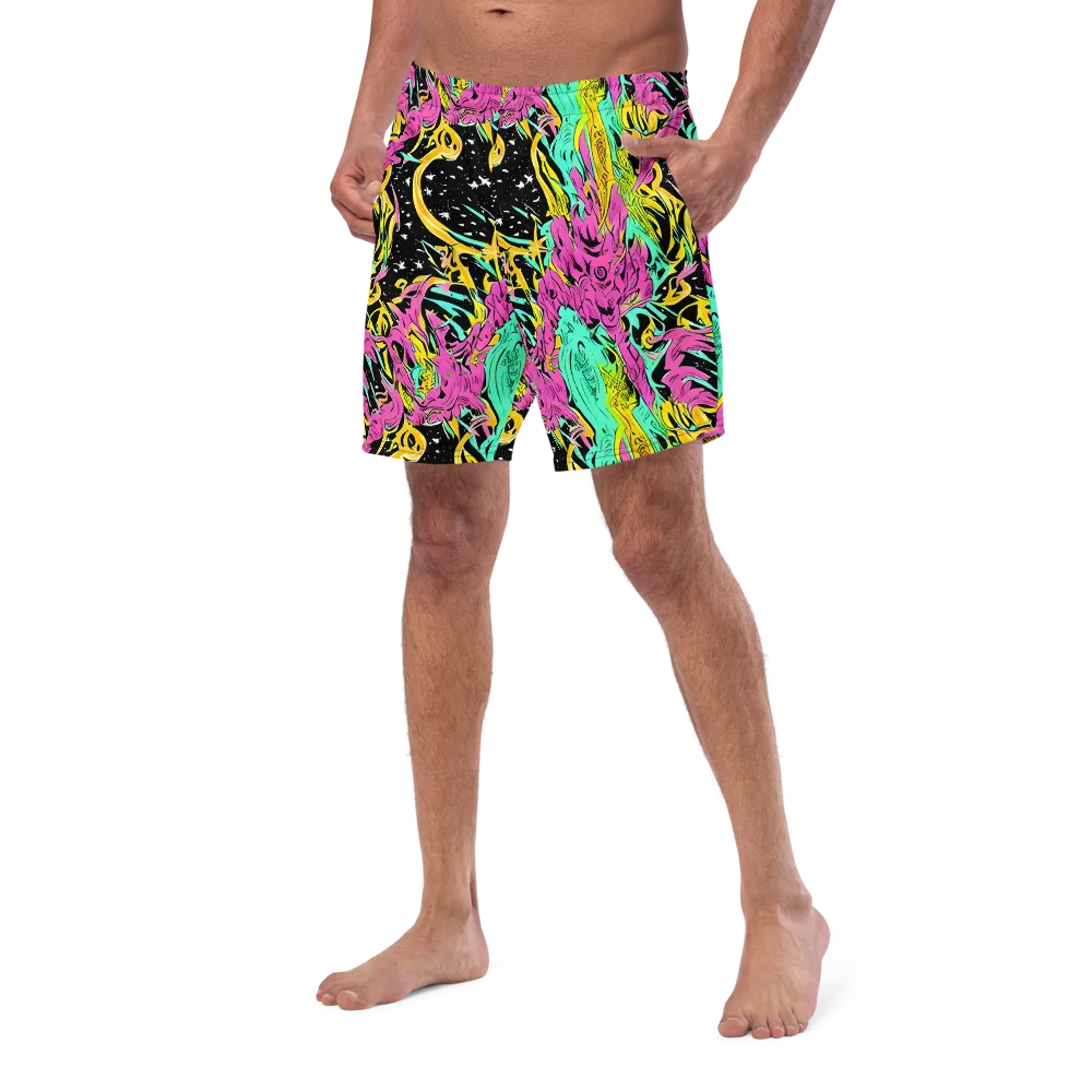 Feldstein Frenzy on Swim Trunks — Left Front