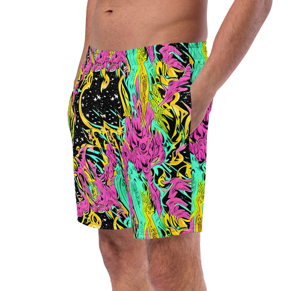Feldstein Frenzy on Swim Trunks — Left Front