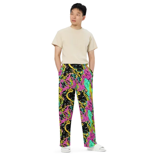 Feldstein Frenzy on a Wide-Leg Pants