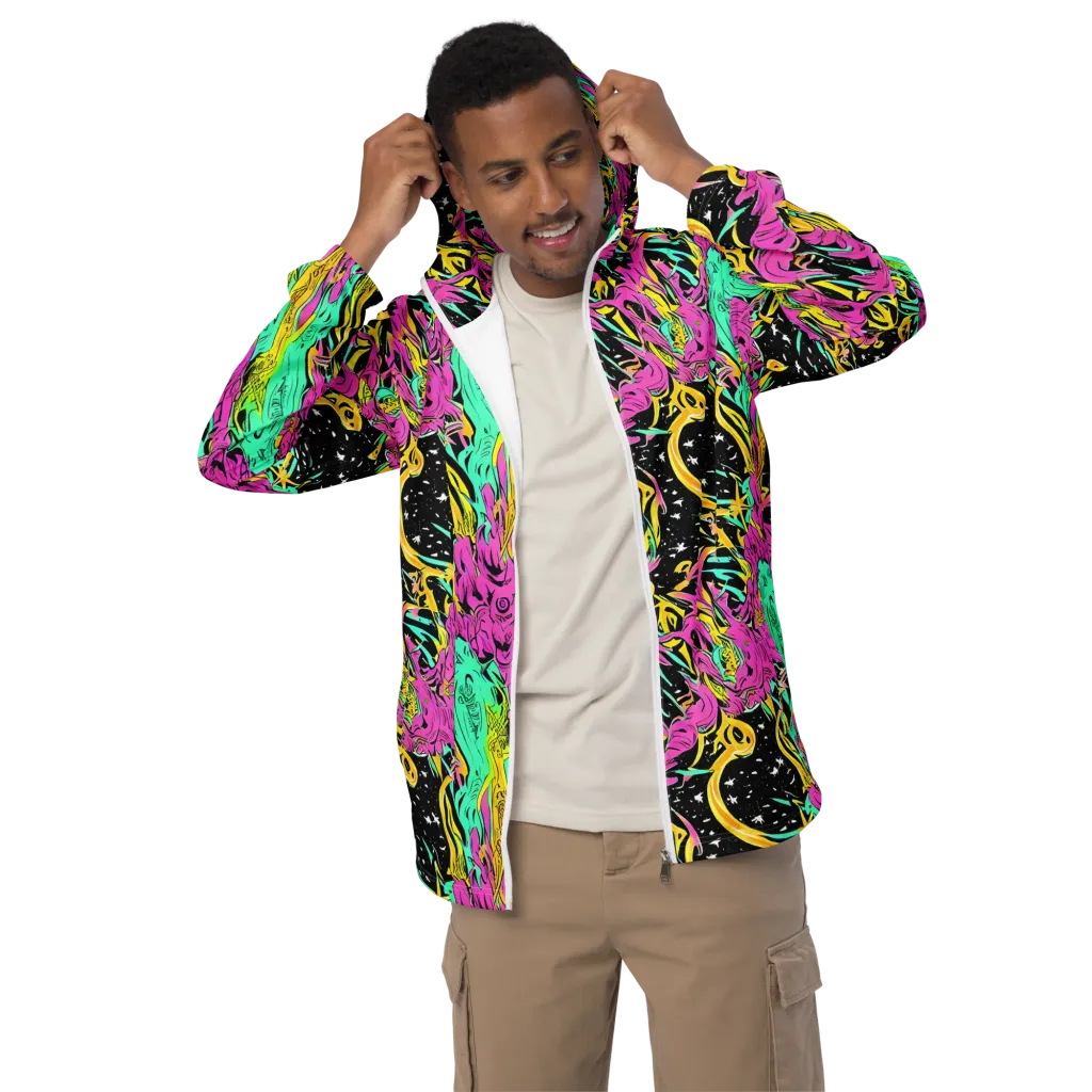 Feldstein Frenzy on Men's Windbreaker — Front
