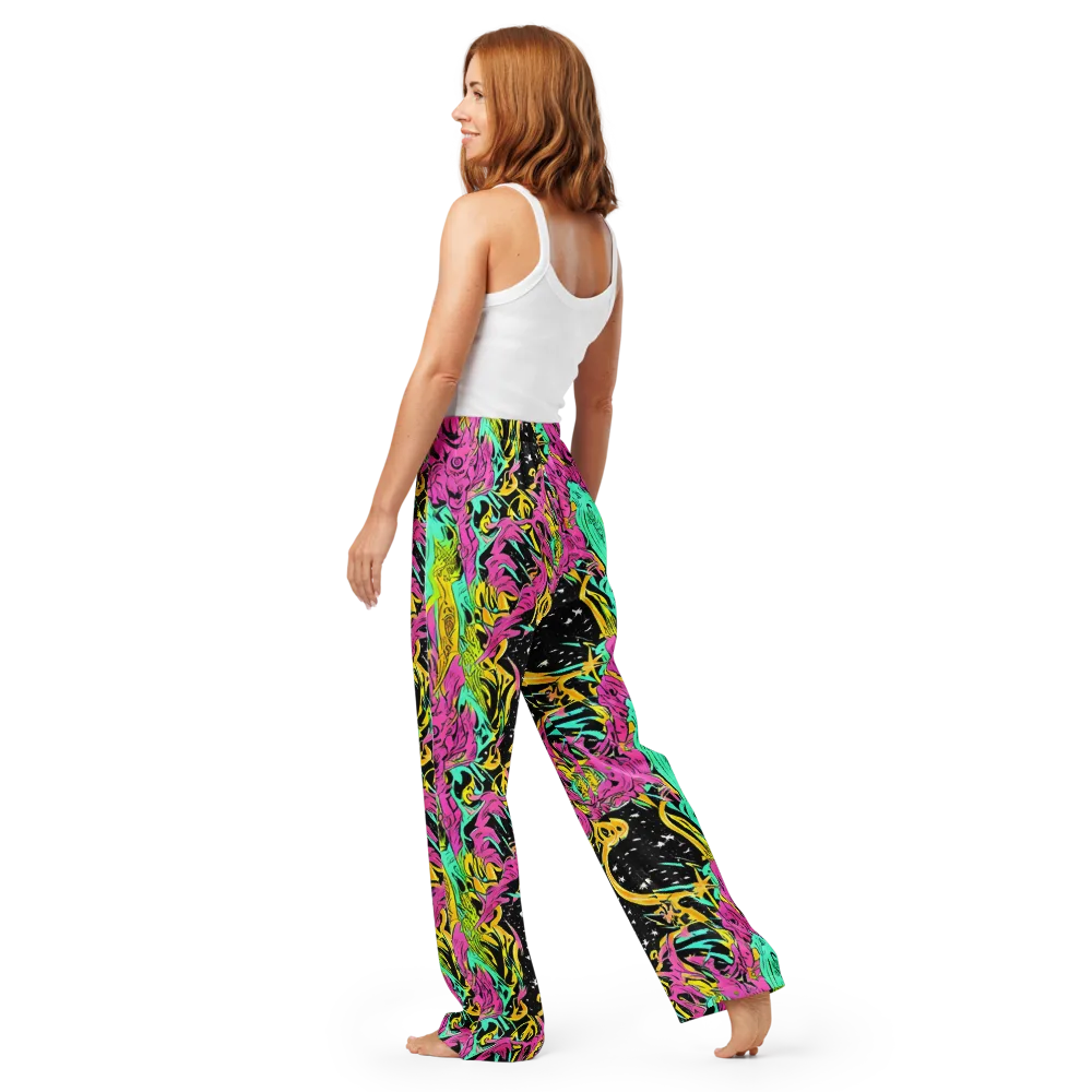 Feldstein Frenzy on Women's Pajama Pants — Back